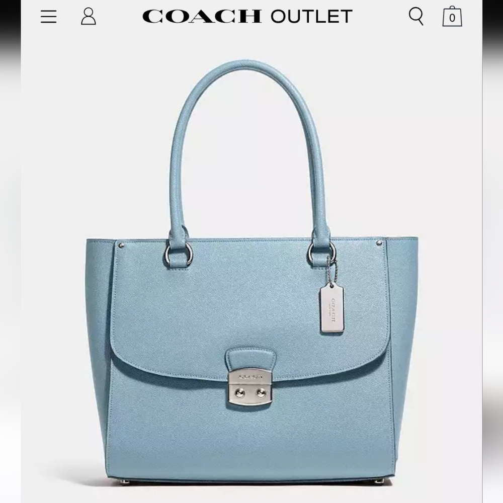 Coach blue Avary Tote